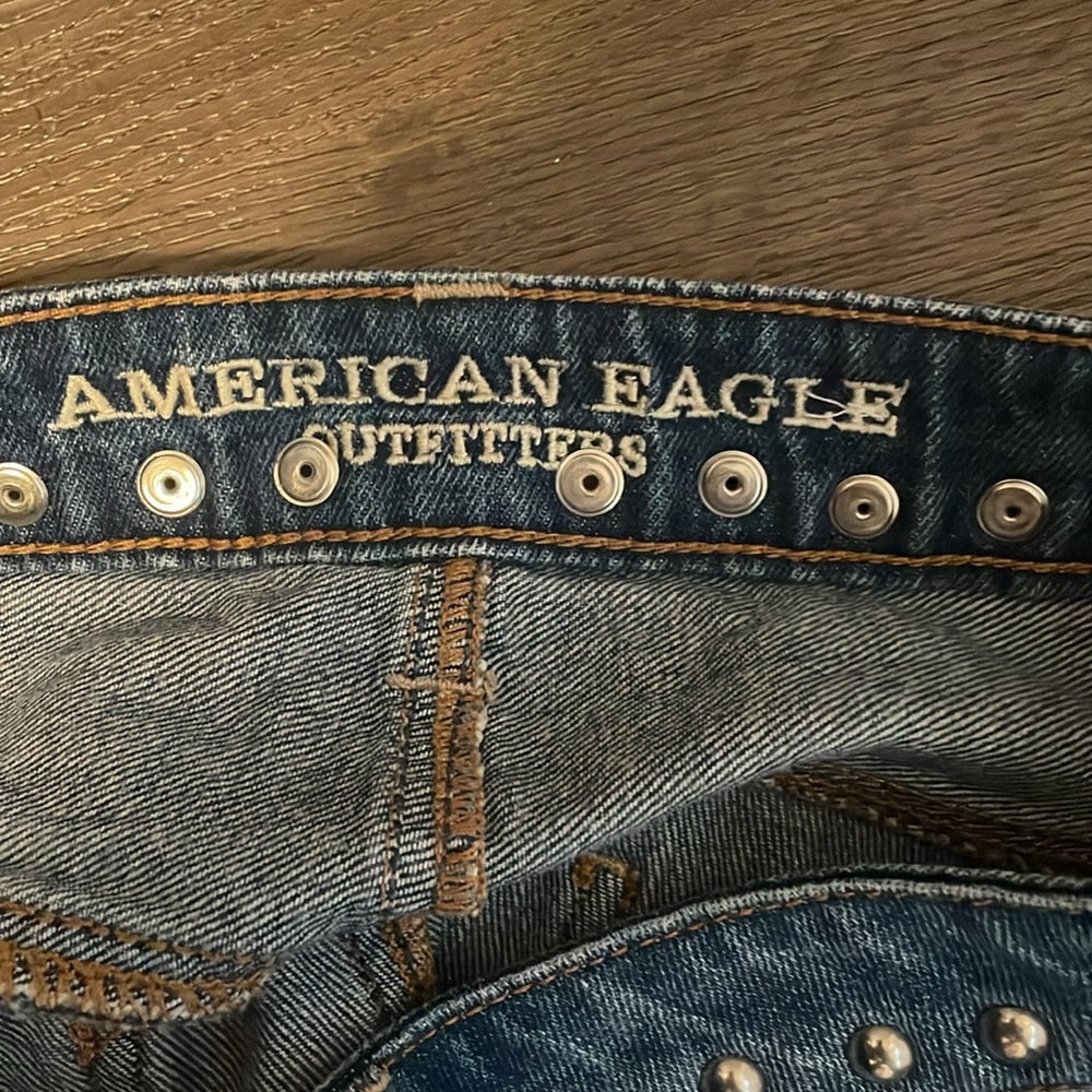 American Eagle Studded Jean Skirt - Picture 3 of 3